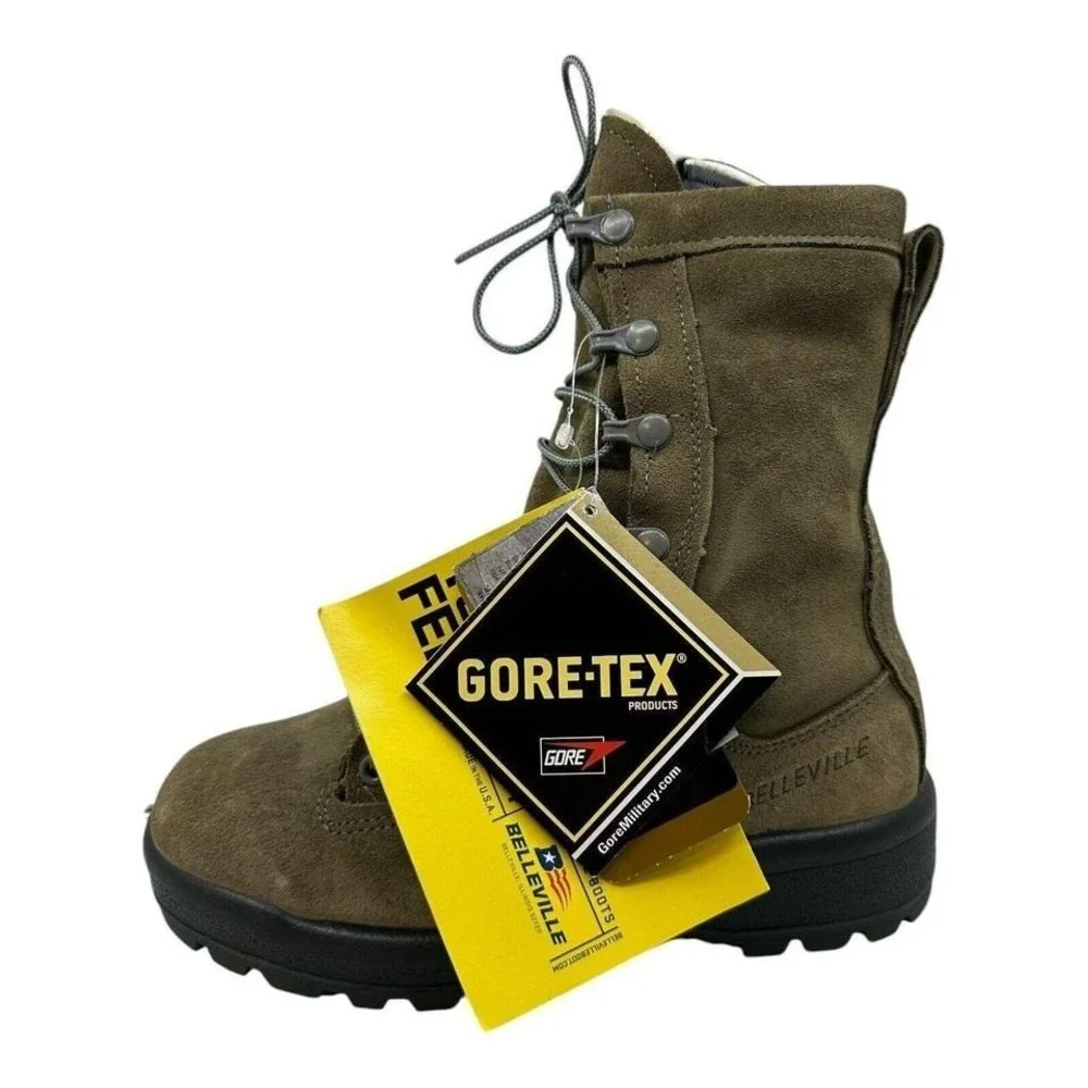 Belleville 675 GORE-TEX Waterproof Combat Boots Men's‎ Size5 R Tannan Vibram